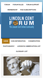 Mobile Screenshot of lincolncentforum.com