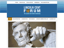 Tablet Screenshot of lincolncentforum.com